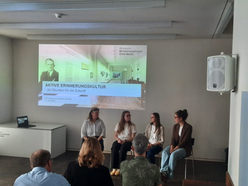 Präsentation im Museum „Blindenwerkstatt Otto Weidt“ in Berlin
