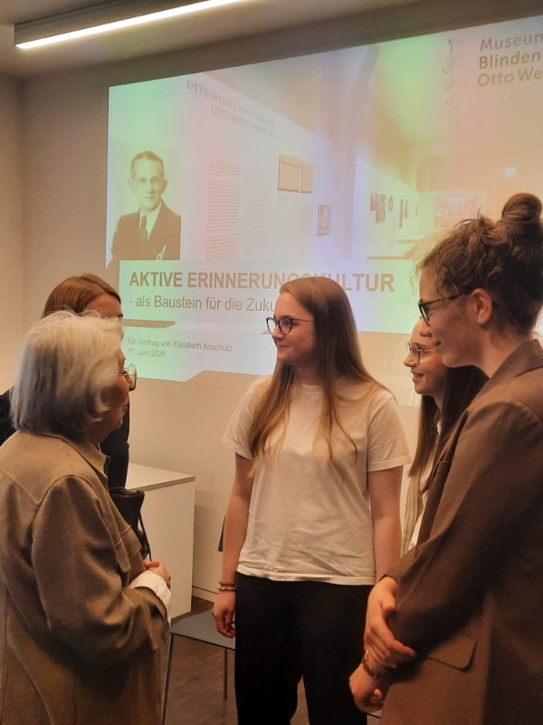Präsentation im Museum „Blindenwerkstatt Otto Weidt“ in Berlin
